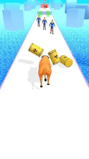 Play Bull Run 3D as an online game Bull Run 3D with UptoPlay