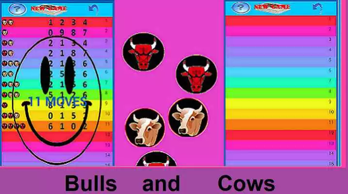 Play Bulls and Cows Guess the NUMBER
