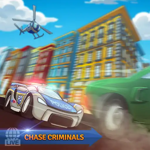 Play Bumper Cops:Cops vs Robbers racing n driving games as an online game Bumper Cops:Cops vs Robbers racing n driving games with UptoPlay
