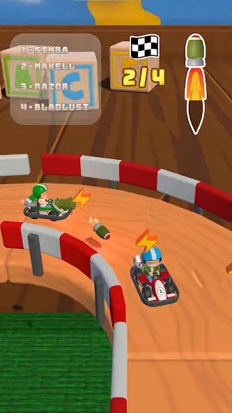 Play Bumper Racer.io as an online game Bumper Racer.io with UptoPlay