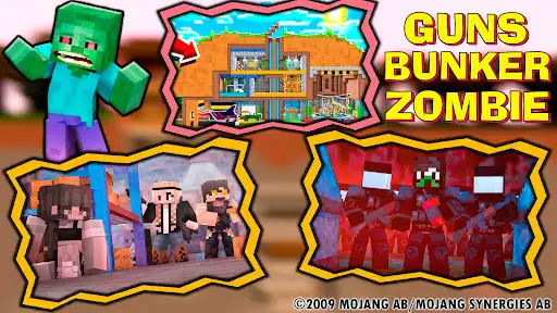 Play Bunker Adventure Map: Zombies as an online game Bunker Adventure Map: Zombies with UptoPlay