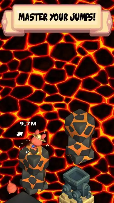Play Bunny Jumper 3D as an online game Bunny Jumper 3D with UptoPlay