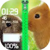 Free play online Bunny Lock Screen Zipper APK