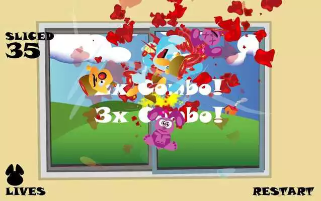 Play Bunny ninja - Slice game