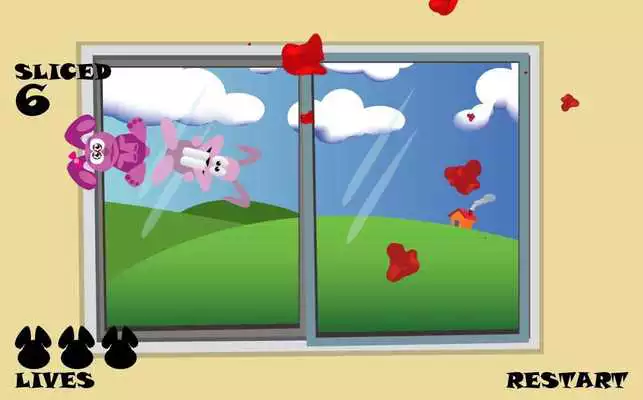 Play Bunny ninja - Slice game