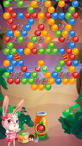Play Bunny Pop Shooter as an online game Bunny Pop Shooter with UptoPlay