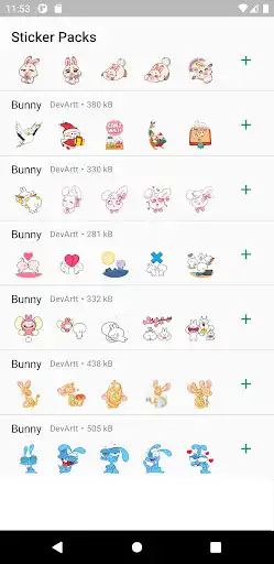 Play Bunny Sticker - WAStickerApps  2022  and enjoy Bunny Sticker - WAStickerApps  2022 with UptoPlay