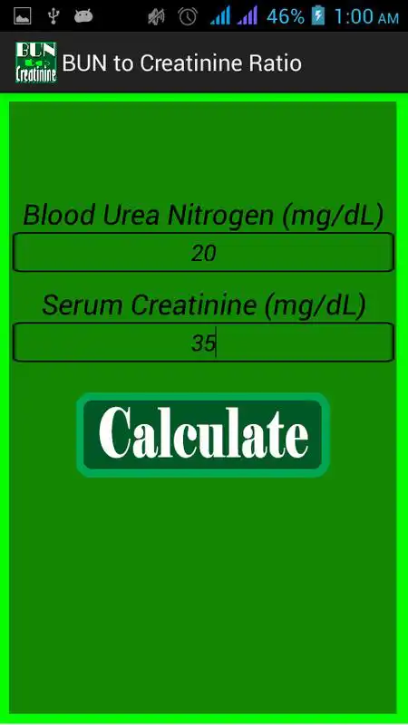 Play BUN To Creatinine Ratio