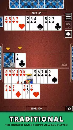 Play Buraco Jogatina: Card Games as an online game Buraco Jogatina: Card Games with UptoPlay
