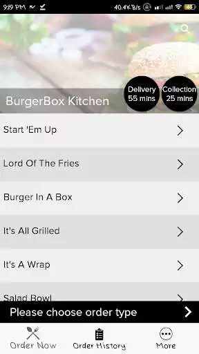Play BurgerBox Kitchen as an online game BurgerBox Kitchen with UptoPlay