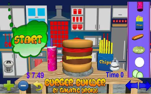 Play APK Burger Builder  and enjoy Burger Builder with UptoPlay com.galaticdroids.burgerBuilder