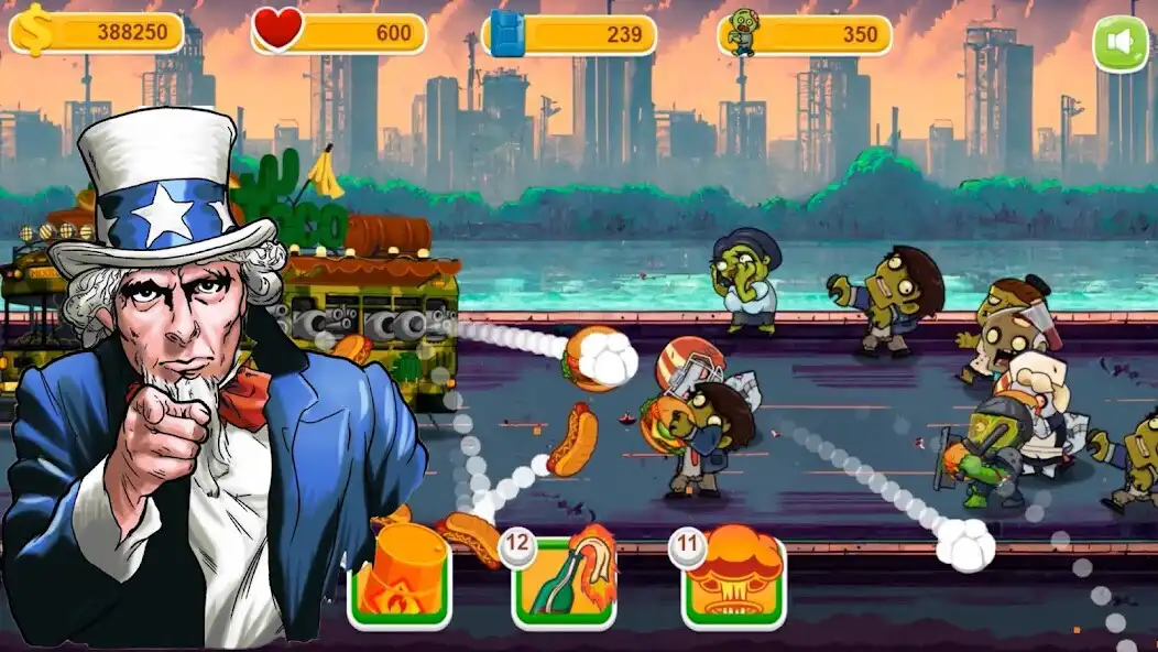 Play Burger Bus vs Tsunami Zom B  and enjoy Burger Bus vs Tsunami Zom B with UptoPlay