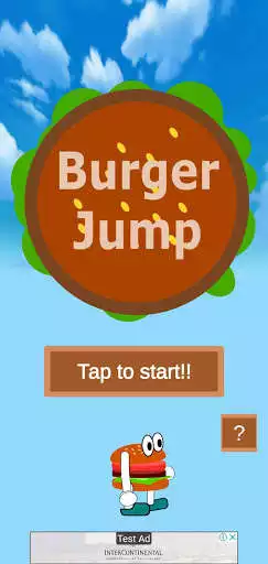 Play BurgerJump - 2D Action Side-scrolling Jump Game  and enjoy BurgerJump - 2D Action Side-scrolling Jump Game with UptoPlay