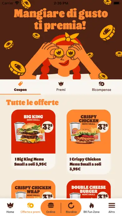 Play Burger King Italia as an online game Burger King Italia with UptoPlay