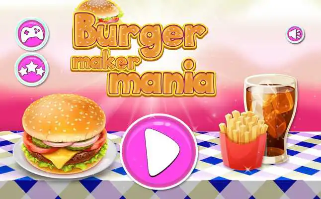 Play Burger Maker Mania : Chef Game