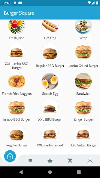 Play Burger Square as an online game Burger Square with UptoPlay