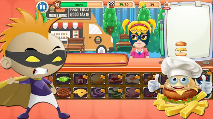 Play Burger Street Hero Shop