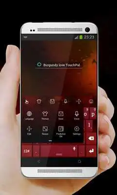 Play Burgundy love Keypad Cover