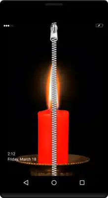 Play Burning Candle Zip Locker