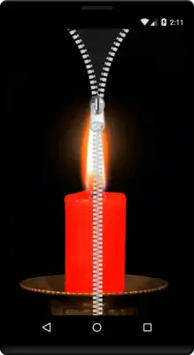 Play Burning Candle Zip Locker