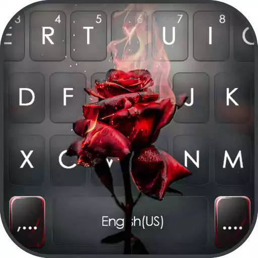 Play Burning Rose Keyboard Background APK Play Burning Rose Keyboard Background APK
