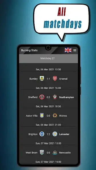 Play Burningstats soccer stats as an online game Burningstats soccer stats with UptoPlay