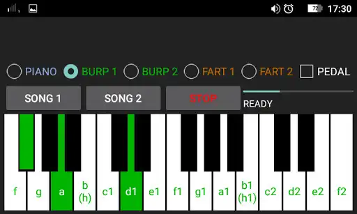 Play Burp and Fart Piano as an online game Burp and Fart Piano with UptoPlay