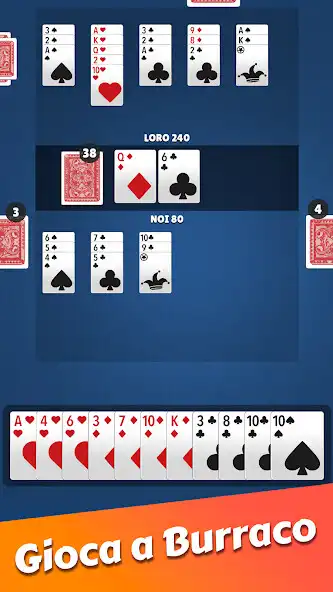 Play Burraco classico carte online  and enjoy Burraco classico carte online with UptoPlay