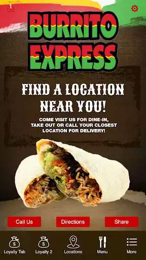 Play APK Burrito Express  and enjoy Burrito Express with UptoPlay com.app_burritoexp.layout
