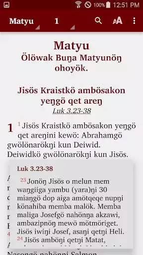 Play Burum Mindik - Bible as an online game Burum Mindik - Bible with UptoPlay