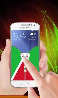 Play Burundi flag zip Lock Screen