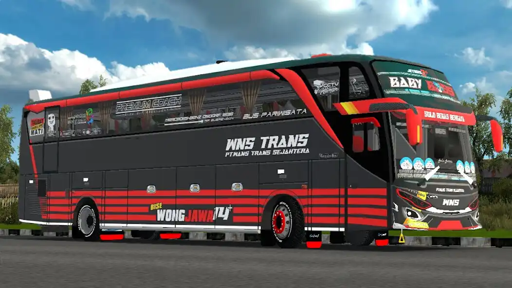 Play Bus Basuri Simulator Nusantara as an online game Bus Basuri Simulator Nusantara with UptoPlay