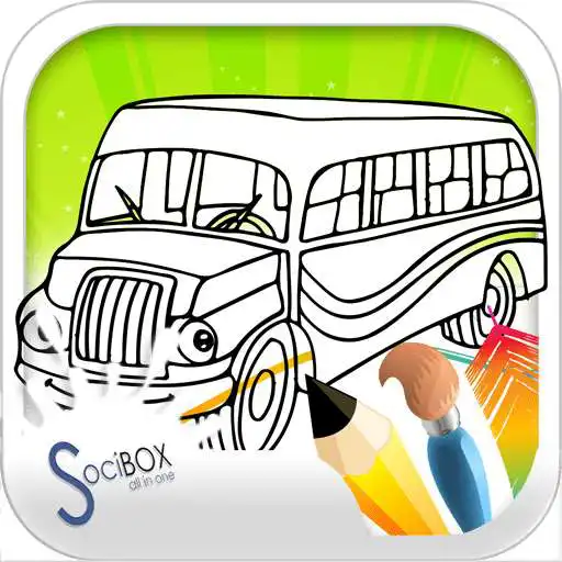 Free play online bus coloring  APK