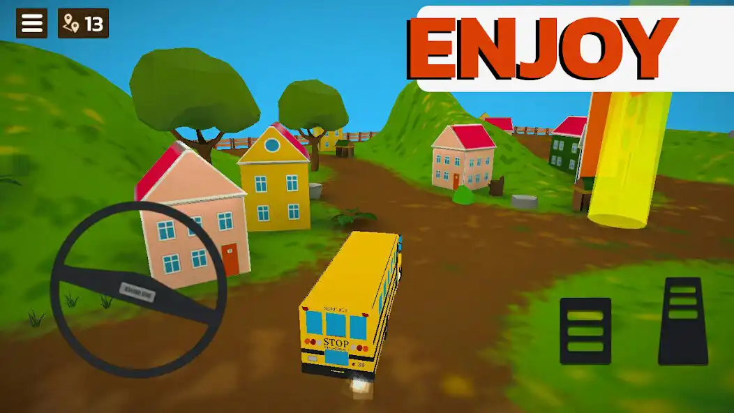 Play Bus Driver: Norwegian Village as an online game Bus Driver: Norwegian Village with UptoPlay