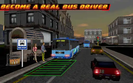 Play Bus Driving School 3D as an online game Bus Driving School 3D with UptoPlay