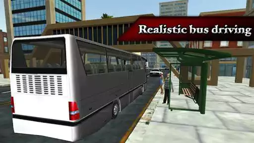 Play Bus driving simulator as an online game Bus driving simulator with UptoPlay