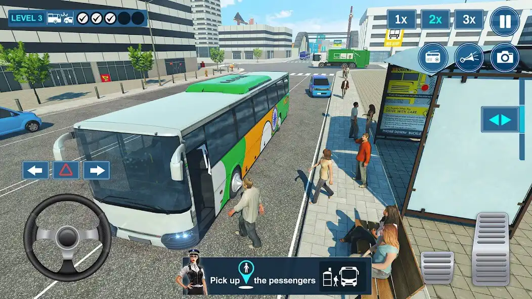 Play Bus Games 3D - Bus Simulator as an online game Bus Games 3D - Bus Simulator with UptoPlay