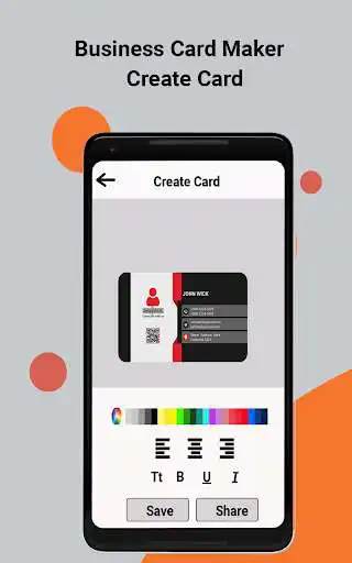 Play Business Card Maker  Creator as an online game Business Card Maker  Creator with UptoPlay
