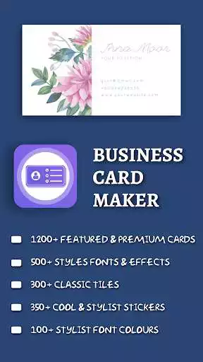 Play Business Card Maker: QR Scanner  Visiting Card  and enjoy Business Card Maker: QR Scanner  Visiting Card with UptoPlay
