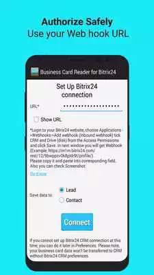 Play Business Card Reader for Bitrix24
