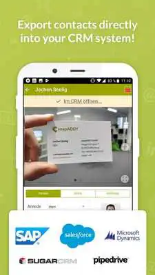 Play Business Card Scanner for CRM