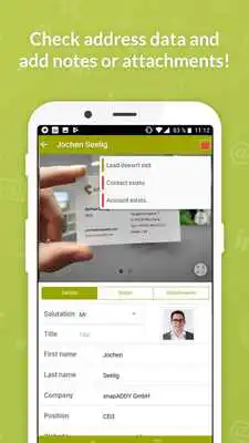 Play Business Card Scanner for CRM