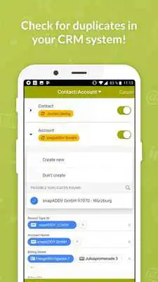Play Business Card Scanner for CRM