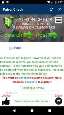 Play Businesses Review Customers - PatronCheck.com