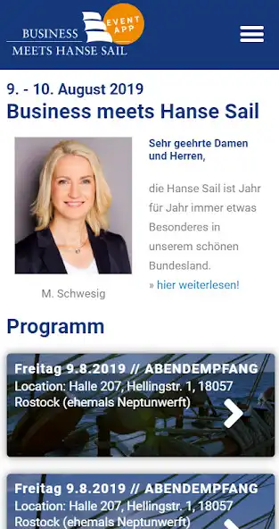 Play Business Hanse Sail Event App  and enjoy Business Hanse Sail Event App with UptoPlay