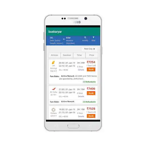 Play BusKarYar - Flights, Hotels and Bus as an online game BusKarYar - Flights, Hotels and Bus with UptoPlay