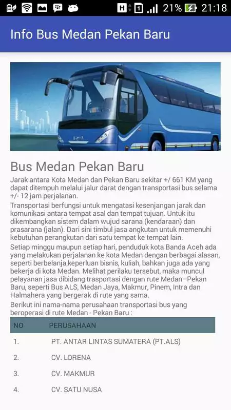 Play Bus Medan - Pekanbaru