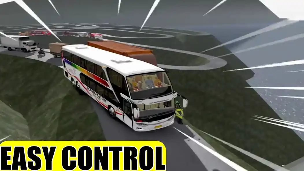 Play Bus Oleng Simulator Indonesia as an online game Bus Oleng Simulator Indonesia with UptoPlay