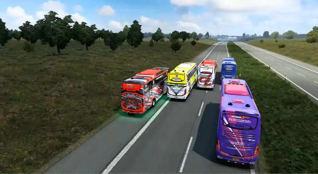 Play Bus Pariwisata Simulator 2023 as an online game Bus Pariwisata Simulator 2023 with UptoPlay