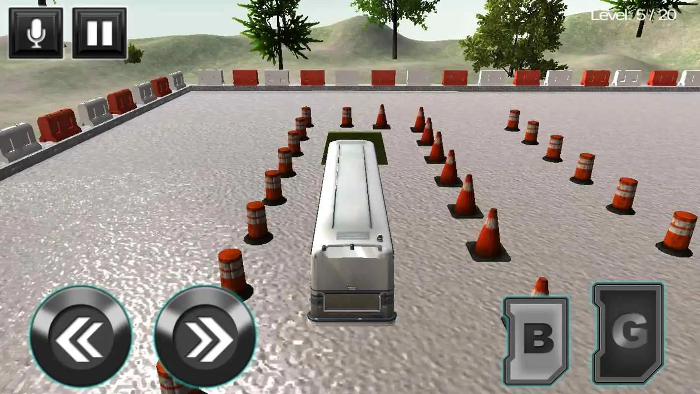 Play Bus Parking Driving School 3D
